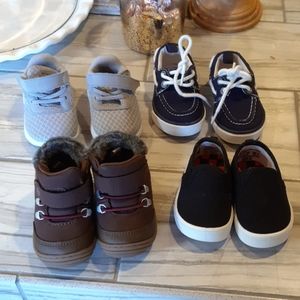 Lot of 4 baby boy shoes